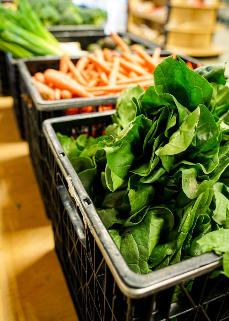 Fresh lettuce from the Hopelink Food Markets