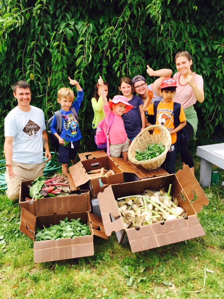 Harvest Program 4 hh kids group